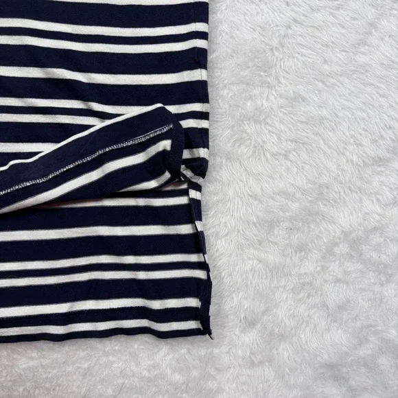 Polo Golf Ralph Lauren Polo Shirt Mens L Navy Blue White Striped Red PONY LOGO - Picture 5 of 12